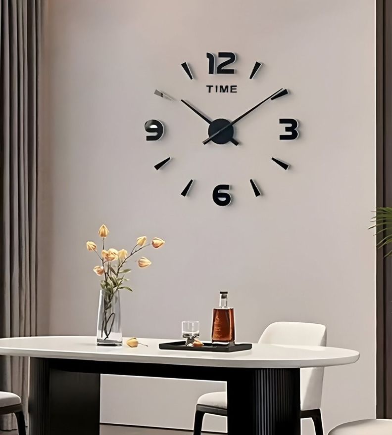 Reloj Pared Grande Moderno 3D Acrílico Decoración Hogar Jhn-1