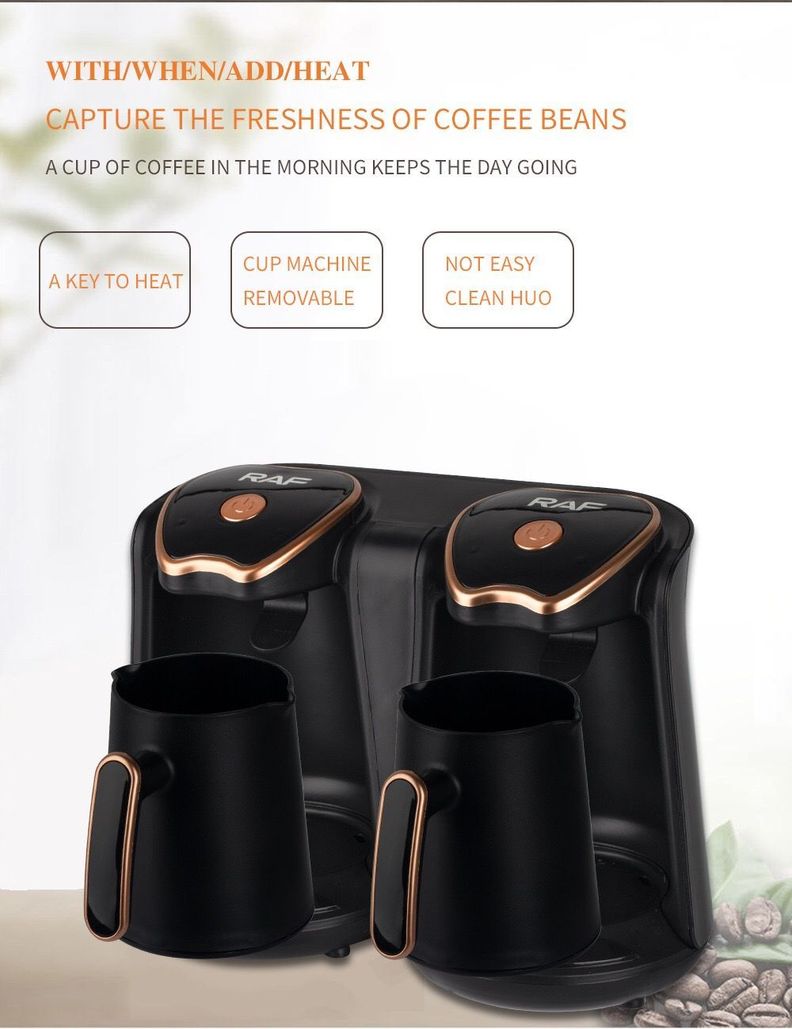 Cafetera Portátil Hogar Doble Rondon-7