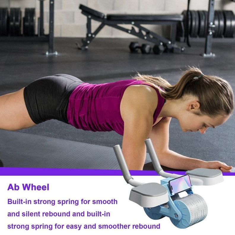 Rueda Abdominal Rebote Automatico Entrenamiento Hogar Lau-7