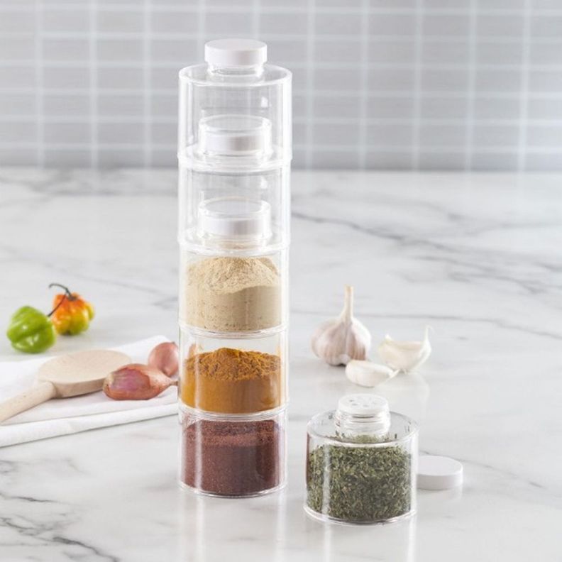 Almacenamiento Condimentos Apilable Botella Cocina Rondon-5