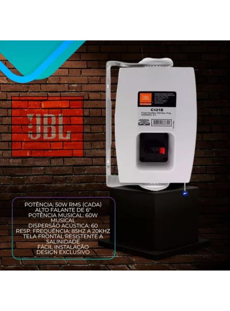 Parlantes JBL HiFi C621B-2