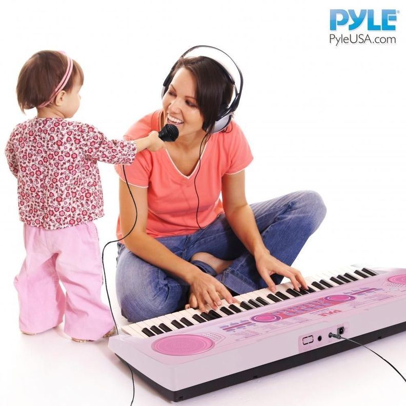 Teclado portátil de piano para niñas de 49 teclas-2
