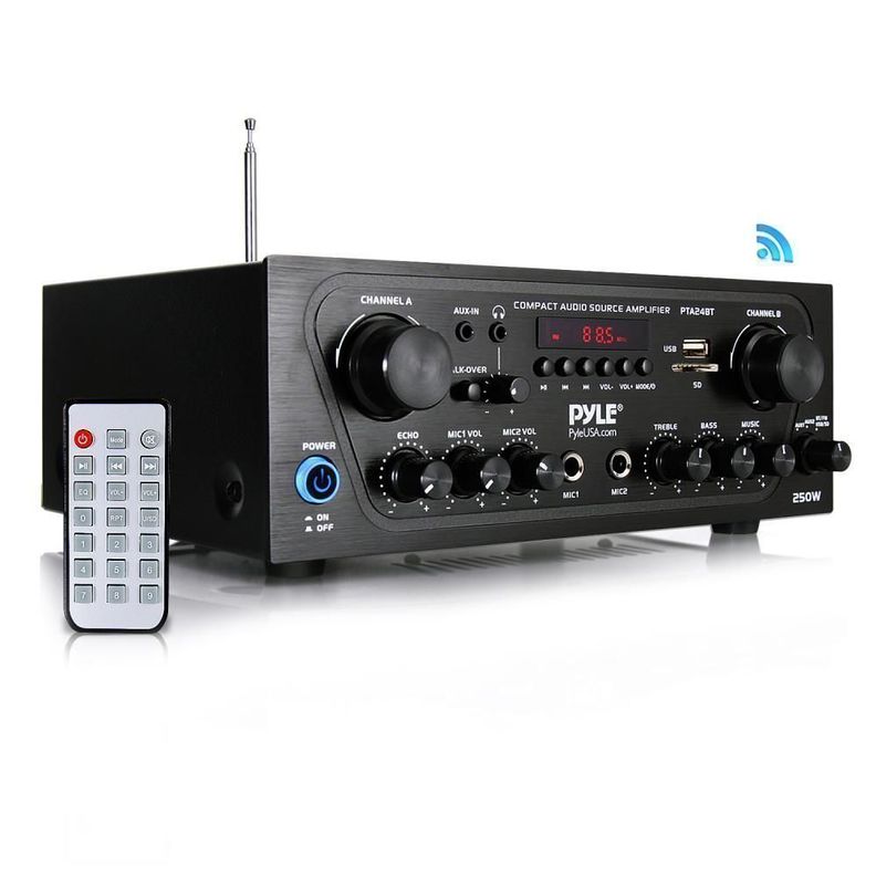 Amplificador de Audio 2 canales con Bluetooth-0