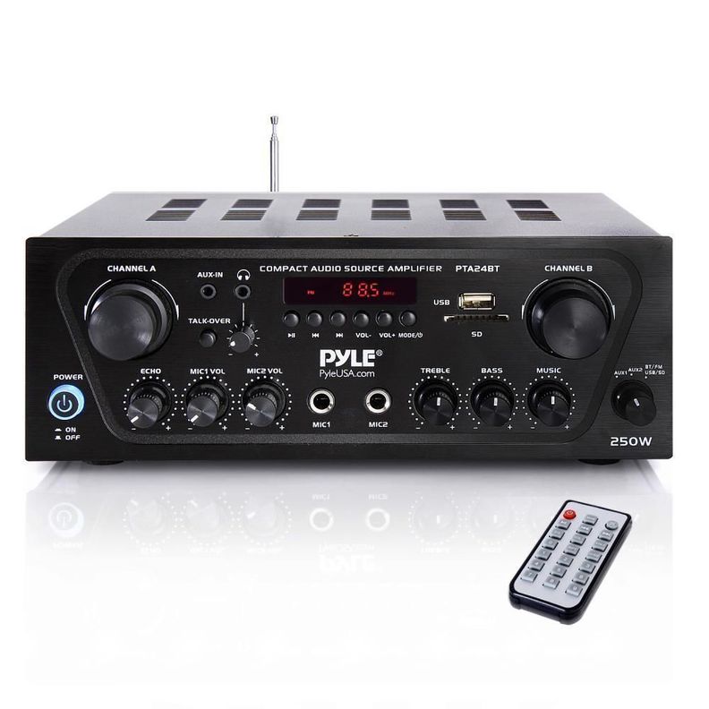 Amplificador de Audio 2 canales con Bluetooth-1