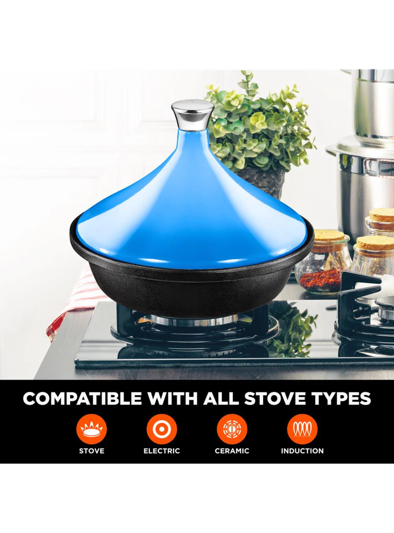 Tagine Olla Arabe Marroqui Hierro Fundido-1