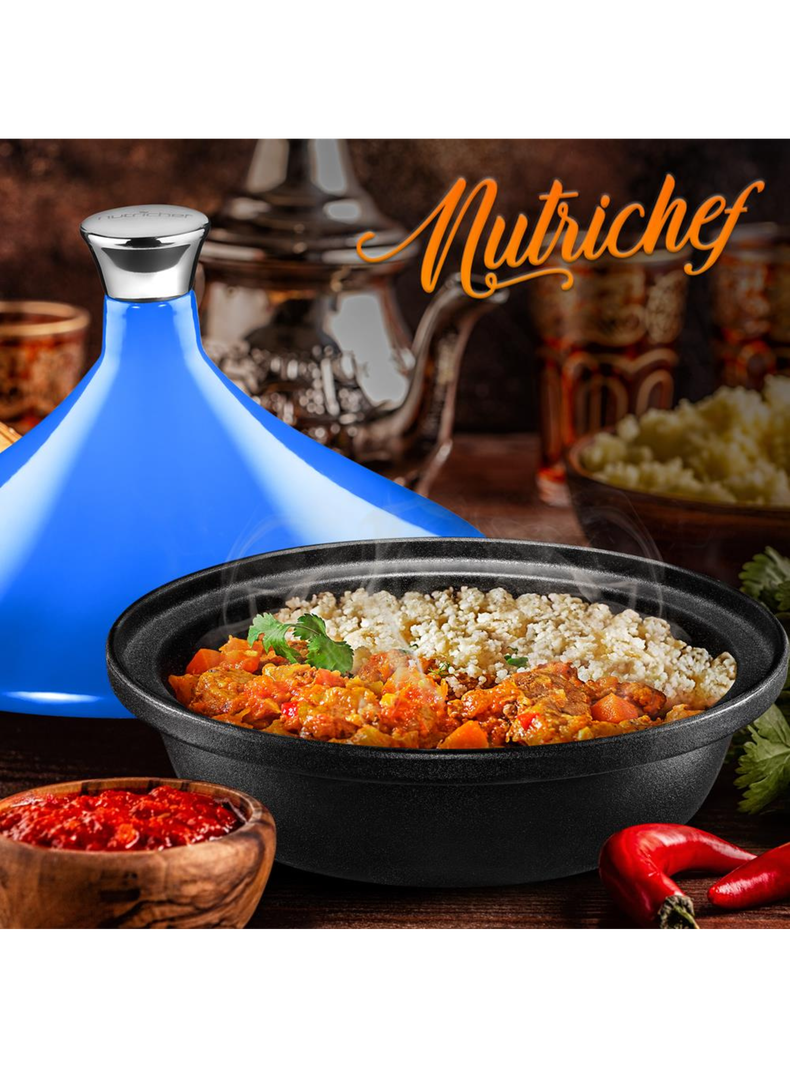 Tagine Olla Arabe Marroqui Hierro Fundido-2