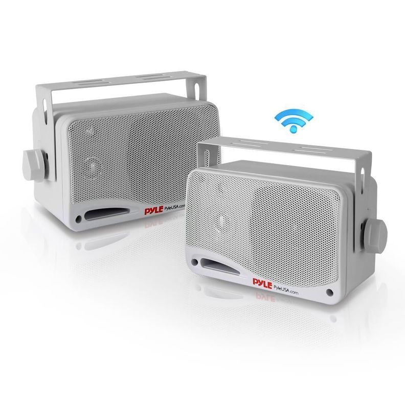 Parlantes murales activos bluetooth blancos-0