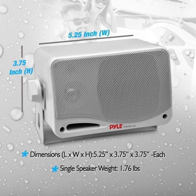 Parlantes murales activos bluetooth blancos-2