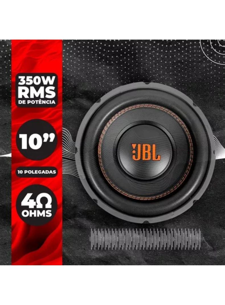 Subwoofer auto JBL 10 pulgadas 1300 watts-1