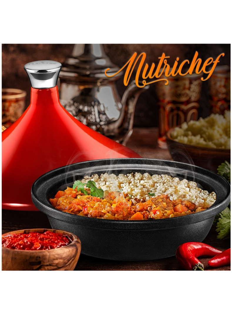 Tajir de Marruecos Olla Arabe Hierro Fundido-6