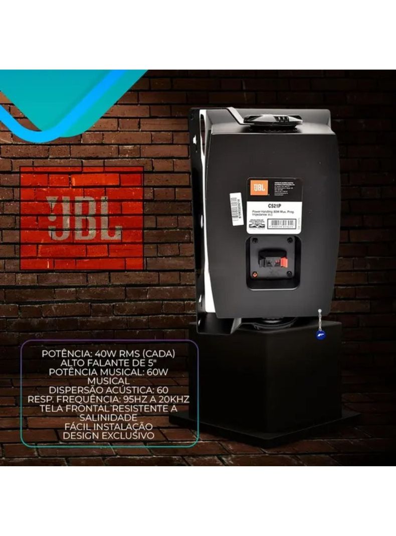 Parlantes JBL HiFi C521P-3