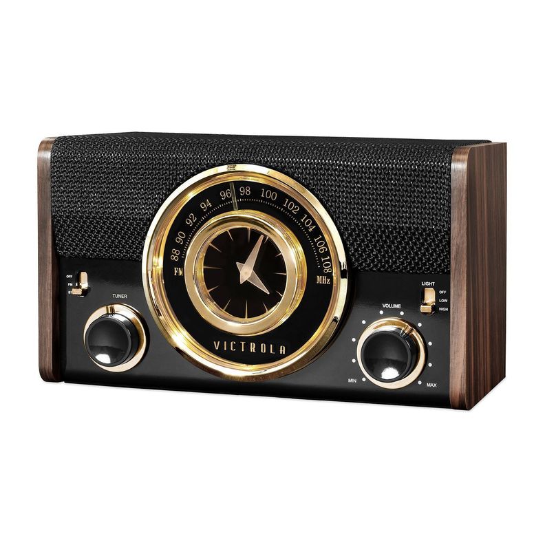 Radio Reloj Vintage Bluetooth-0