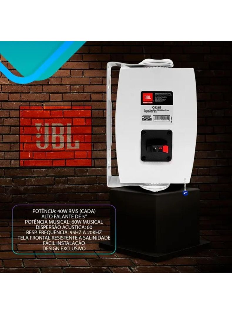 Parlantes JBL HiFi C521B-3