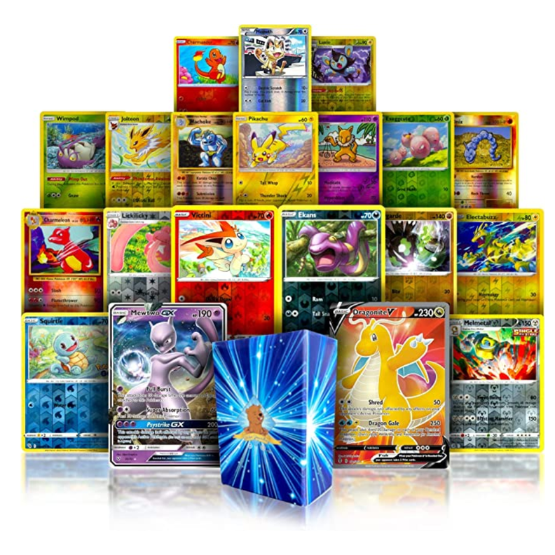 30 Cartas Pokémon Holograficas Originales sin repetición-2