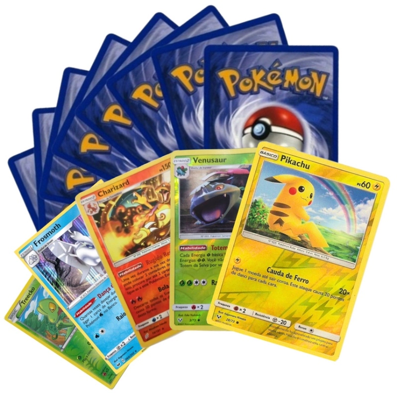 100 Cartas Pokemon Originales sin repetición-0