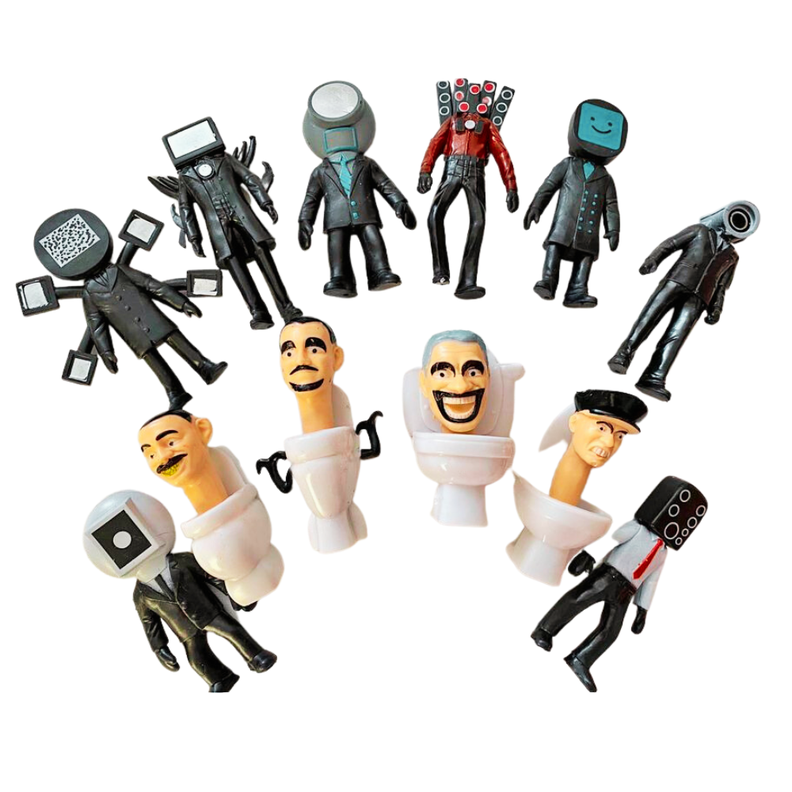 12 figuras skibidi Toilet -1