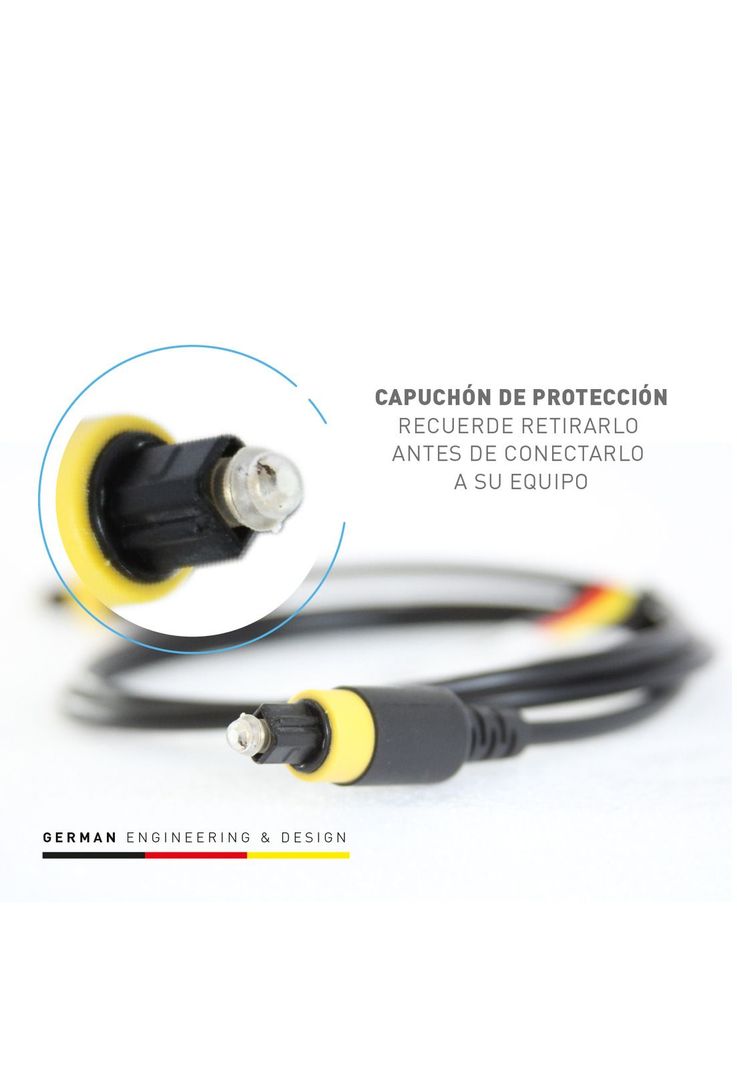 Cable Optico Toslink Digital Audio 3 Mts Fidelidad Sonido-2