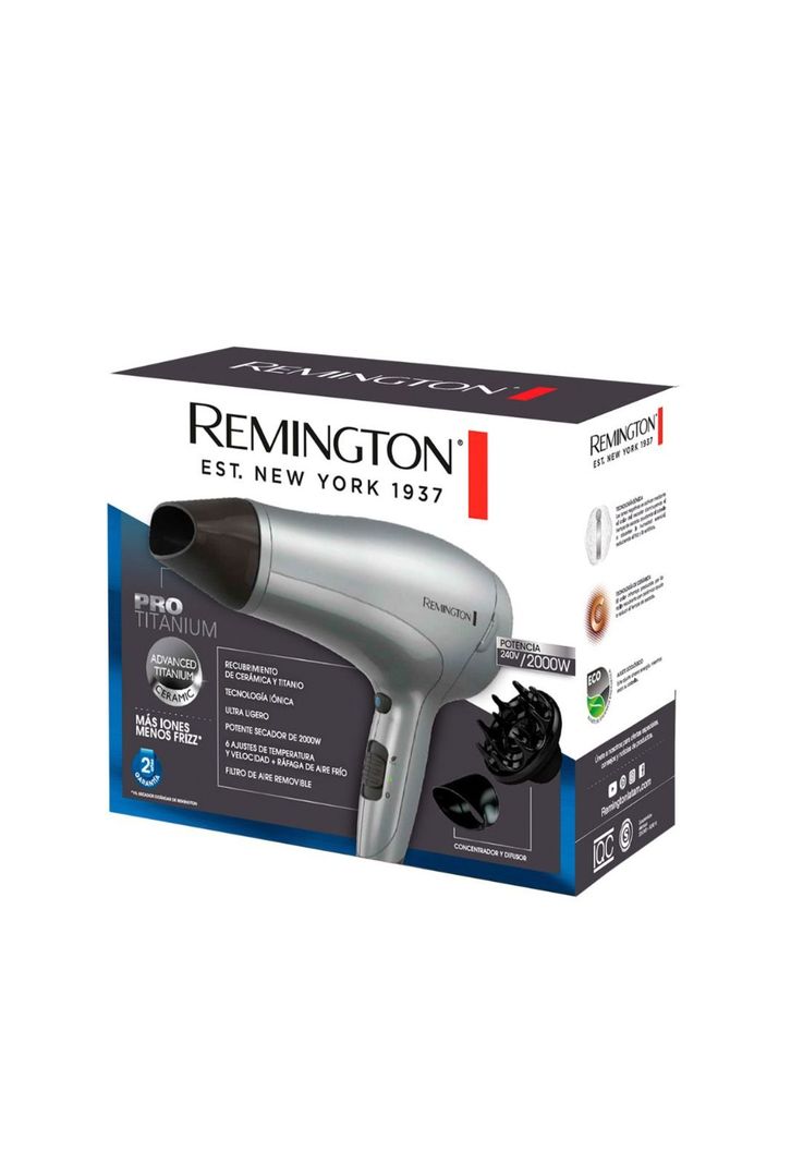 SECADOR REMINGTON PRO TITANIUM -4