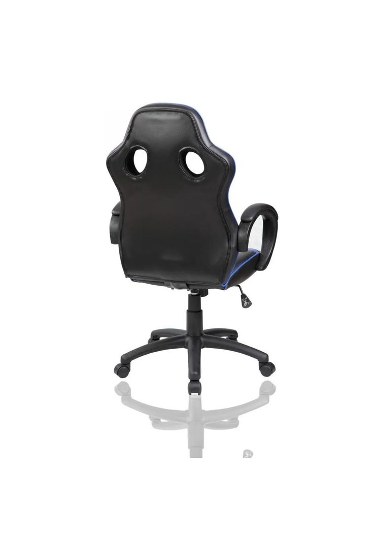 Silla Gamer ergonómica reforzada sillón oficina ejecutivo azul-1
