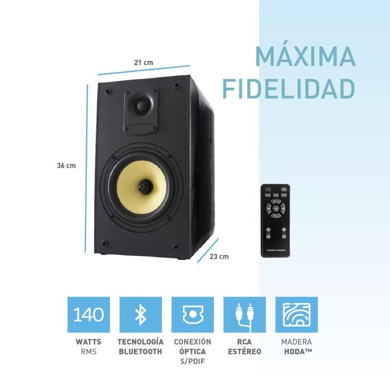 Parlante Potenciado Thonet & Vander Hi-End Kugel BT Con Bluetooth-1