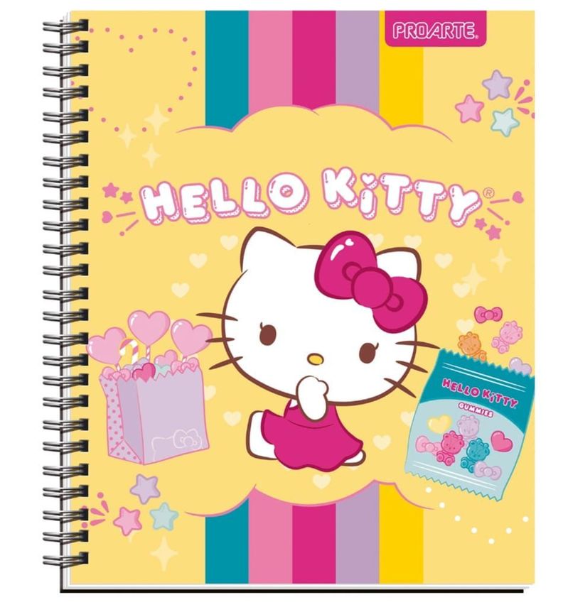 pack 10 cuadernos universitario HELLO KITTY-1