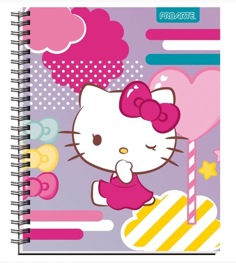 pack 10 cuadernos universitario HELLO KITTY-3