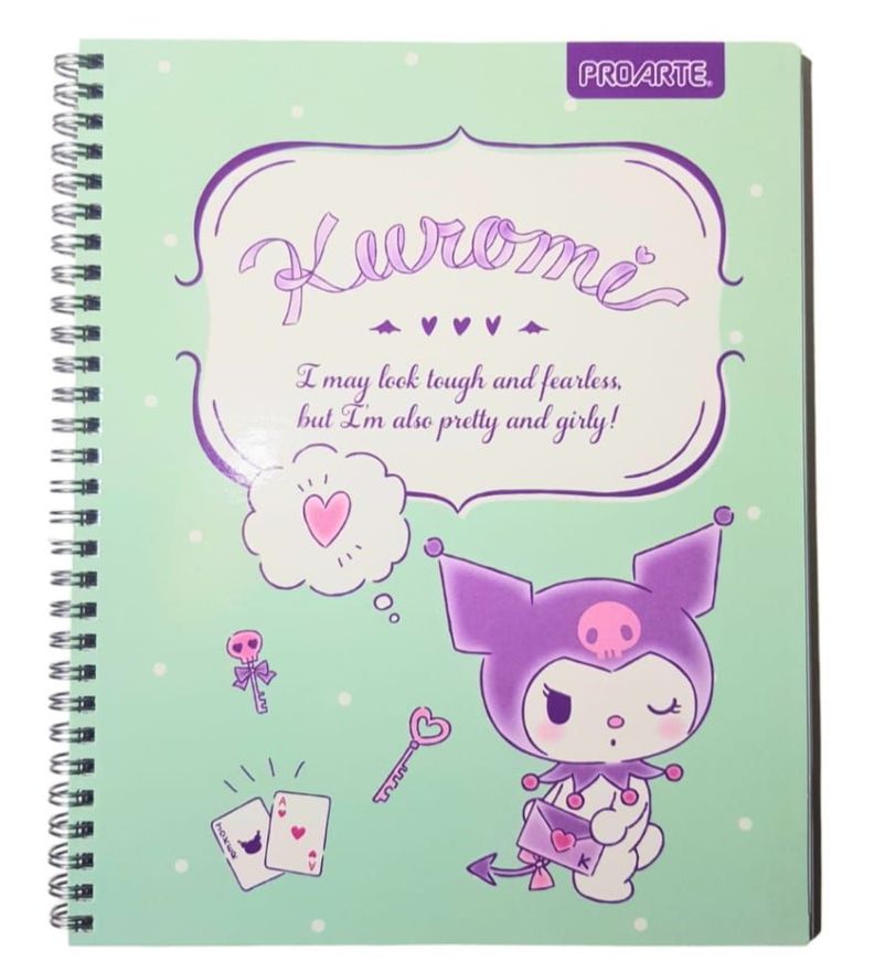 pack 10 cuadernos universitario Kuromi -0