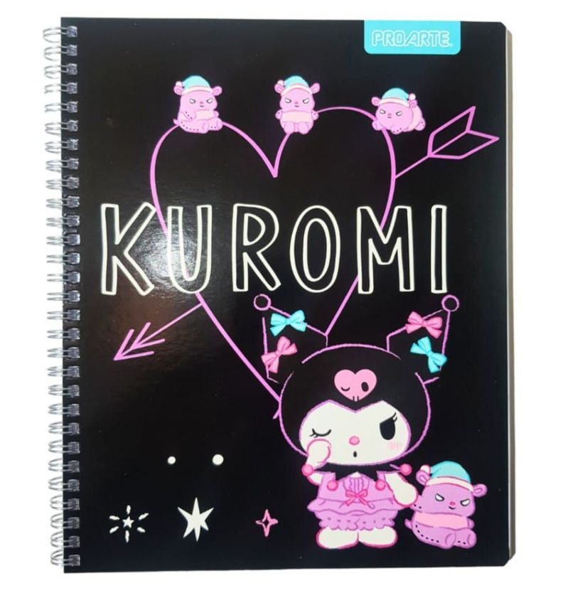 pack 10 cuadernos universitario Kuromi -2