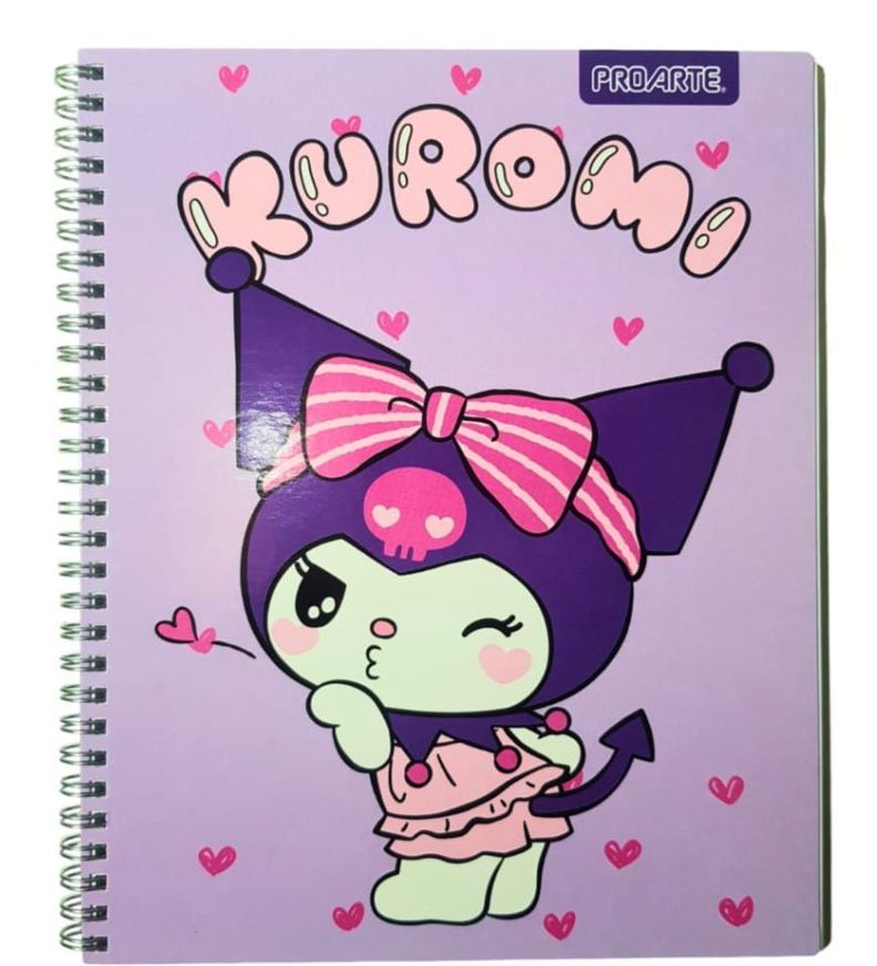 pack 10 cuadernos universitario Kuromi -3