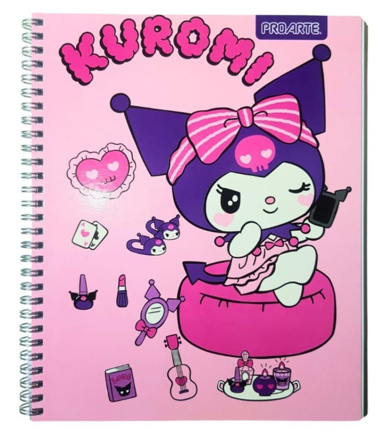 pack 10 cuadernos universitario Kuromi -4