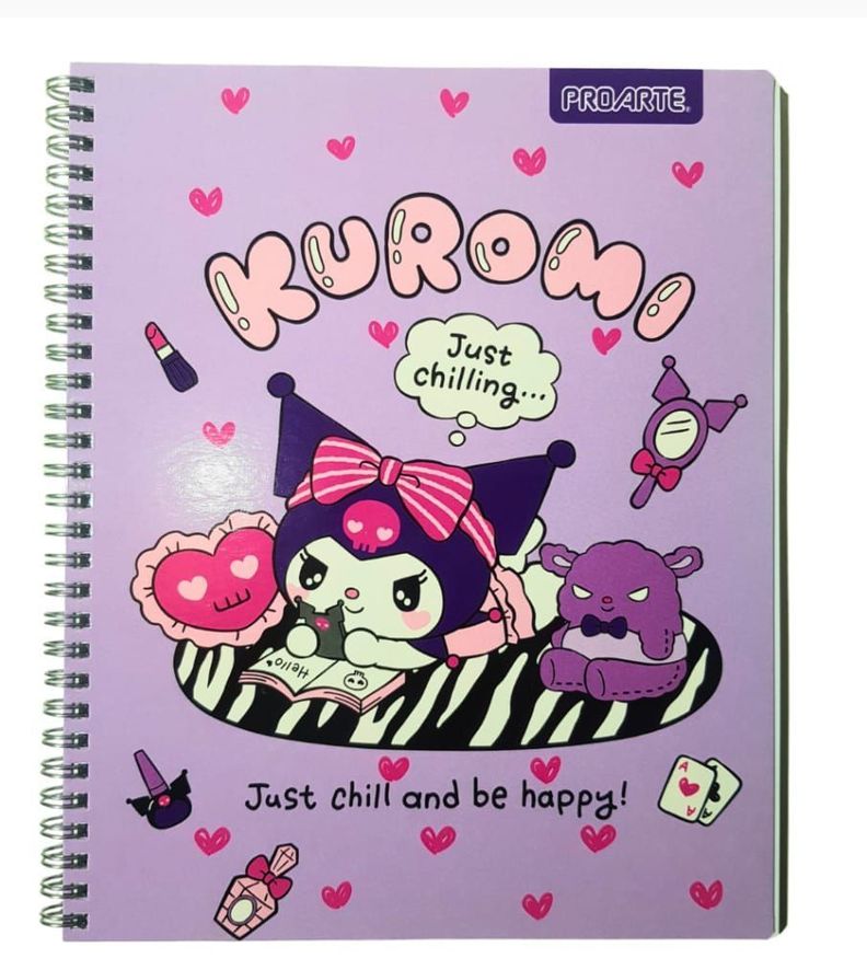 pack 10 cuadernos universitario Kuromi -5