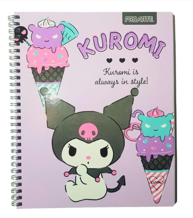 pack 10 cuadernos universitario Kuromi -6