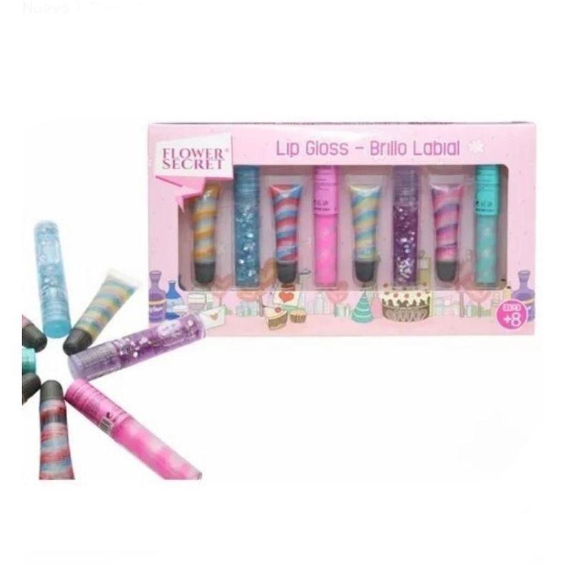 Set lip gloss para niñas-0