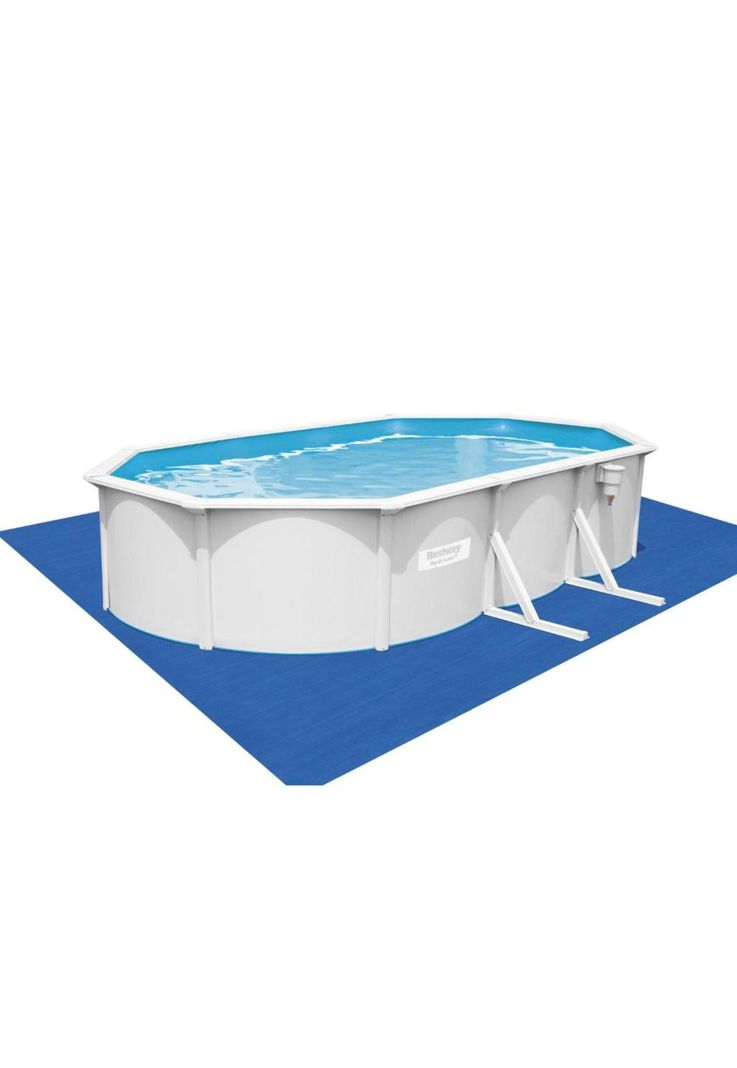 Piscina Hydrium 6.10m x 3.60m x 1.20m Oval Pool Set - 56369 - Bestway-0