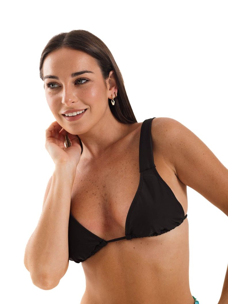 Daikiri Bikini Mujer Negro Liso Deportivo Vuelos Protección UV 50+-6