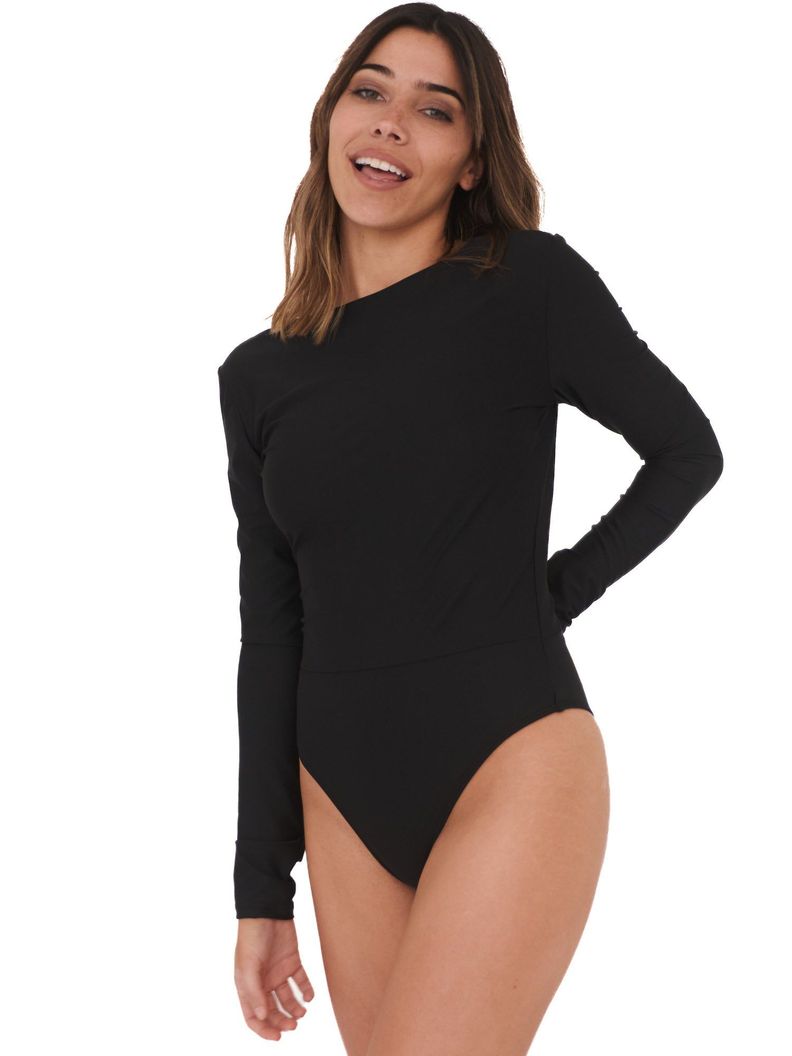 Daikiri Traje de Baño Entero Surf Maui Negro-5
