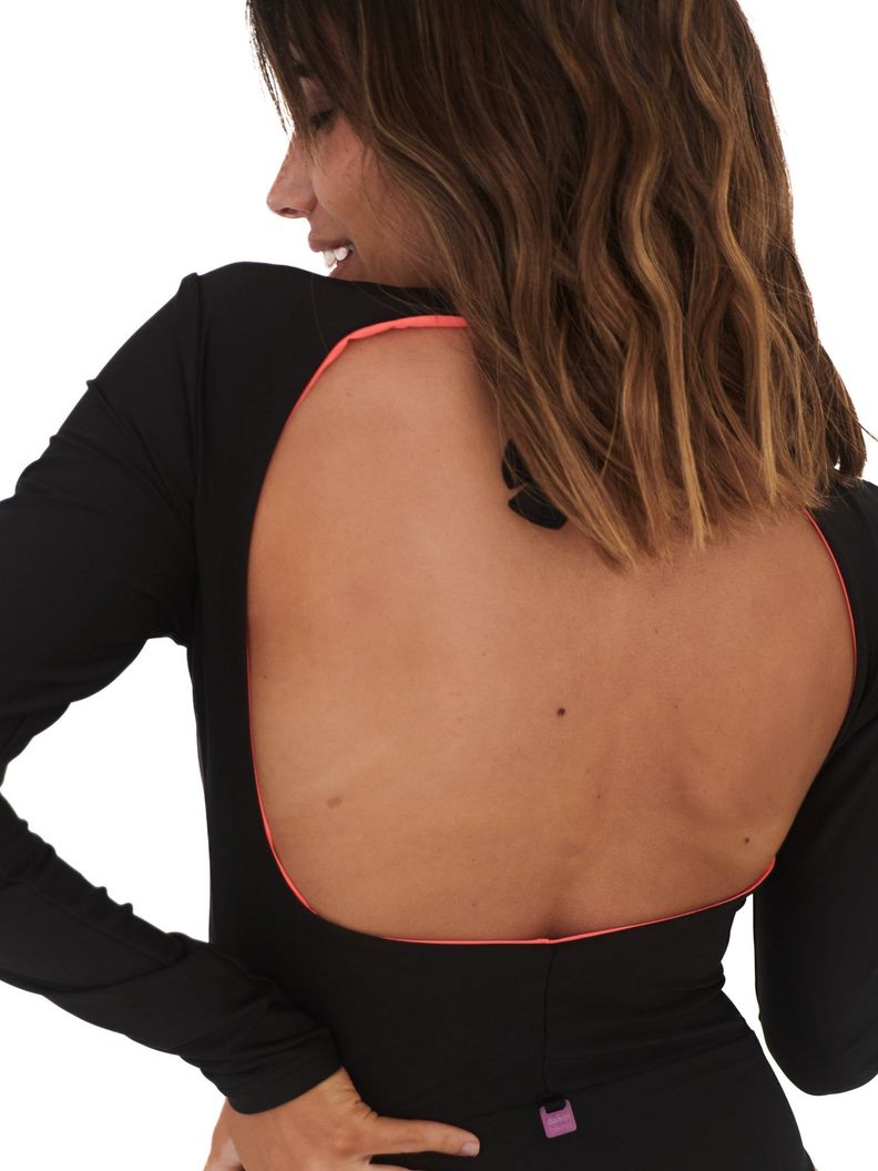 Daikiri Traje de Baño Entero Surf Maui Negro-6