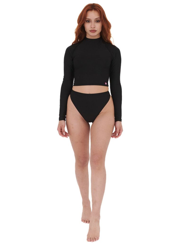 Daikiri Bikini Surf Mundaka Raglan Negro-6