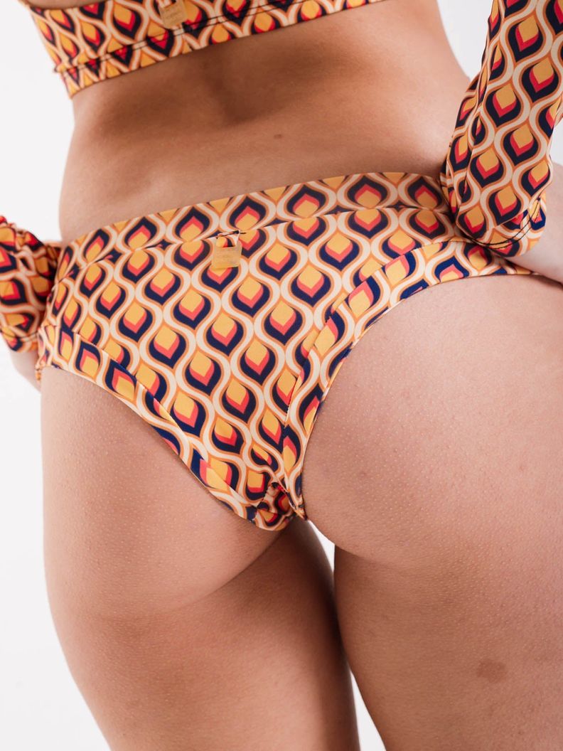 Daikiri Bikini Surf Mujer Crema Estampado Manga Larga Ajustable Protección UV 50+-6