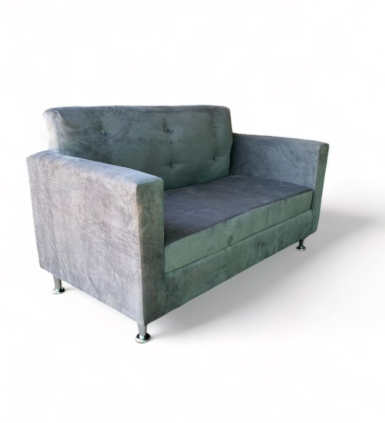Sofa 2 Cuerpos Mallorca Felpa Gris -1