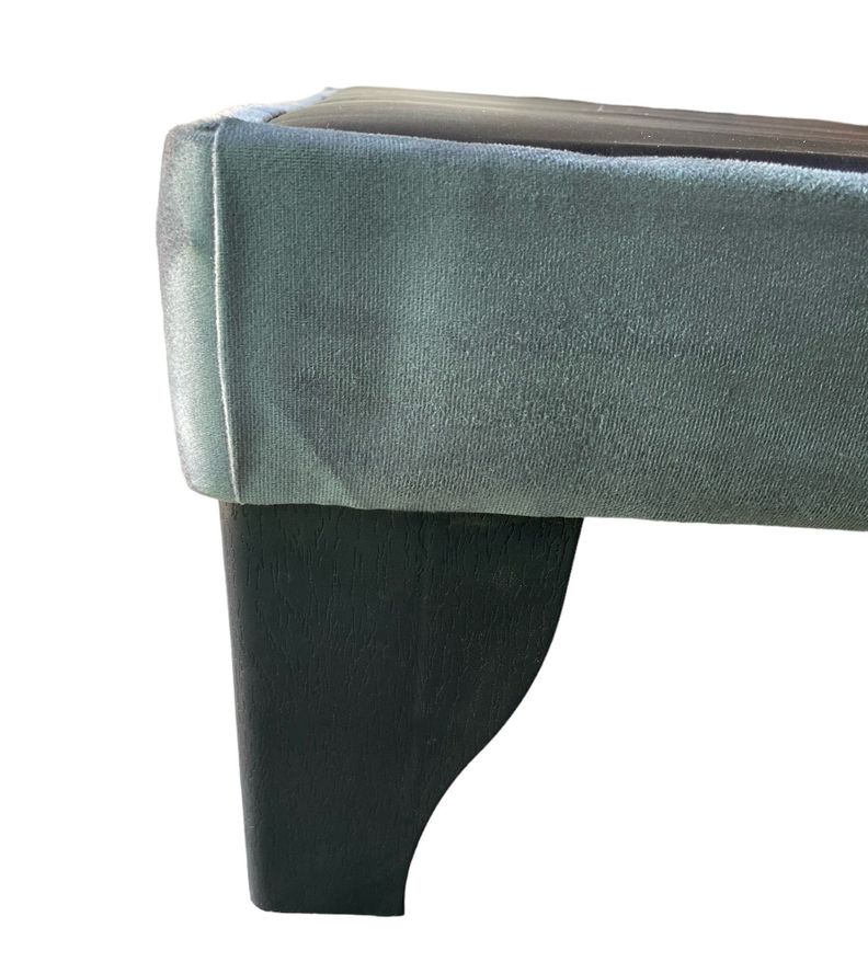 Base de Cama Europea King Felpa Gris -2