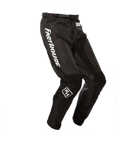 Pantalon Moto Mx Niño Fasthouse Carbon Negro-0
