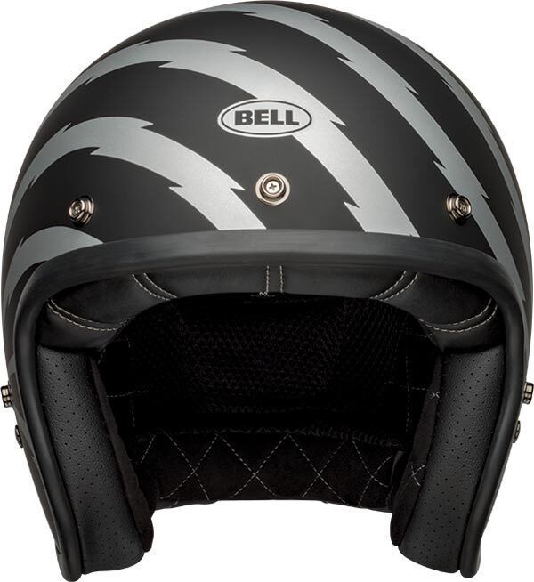 Casco Moto Calle Bell Custom 500 Azul/Gris-1