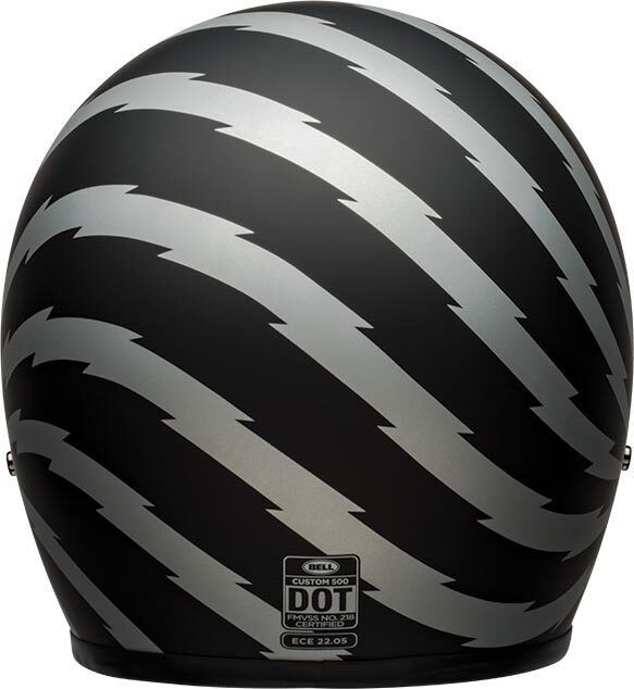 Casco Moto Calle Bell Custom 500 Azul/Gris-2