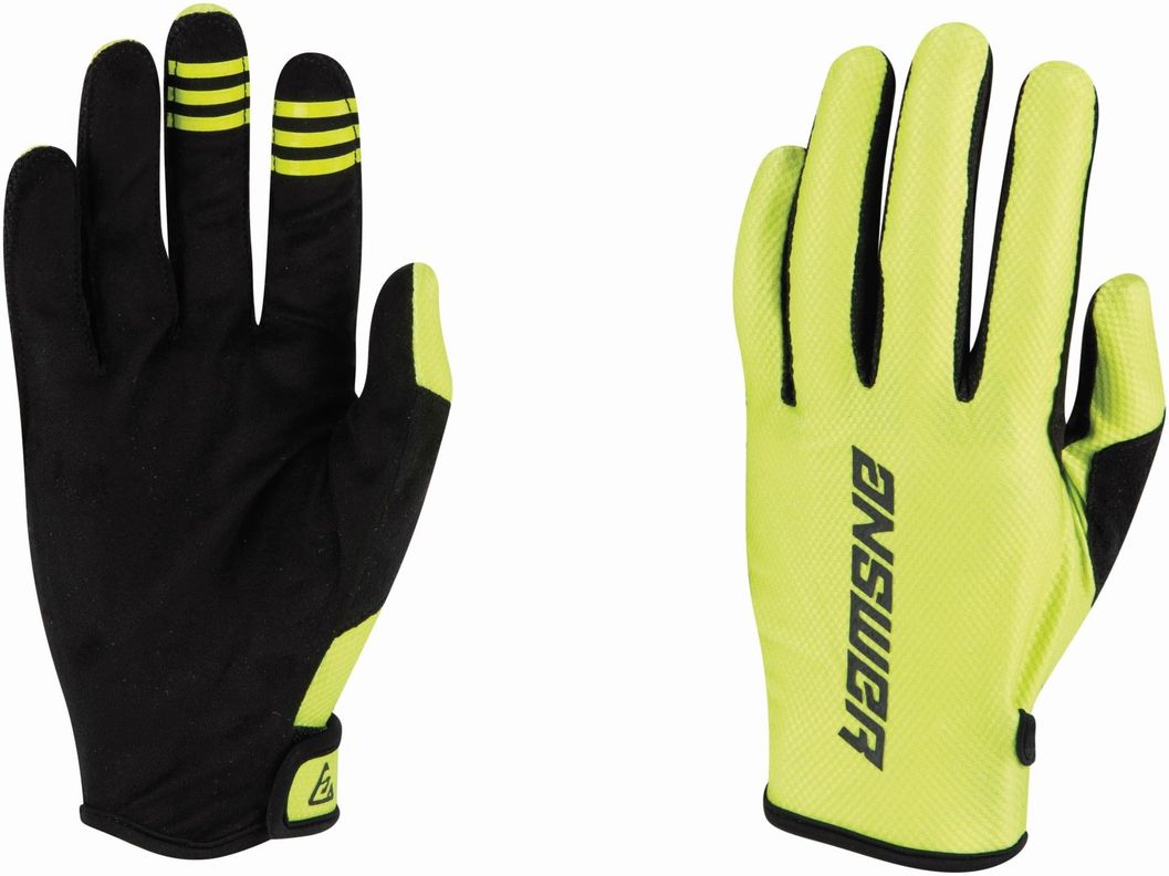 Guantes Moto Mx Answer Ascent Negro-0