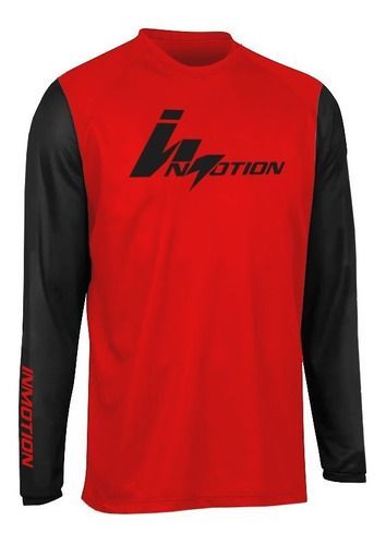 Jersey Moto/Bici Inmotion Cool Mesh Rojo/Negro-0