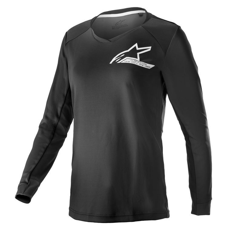Jersey Bike Mujer Astars Stella Drop Manga Larga Negro-0