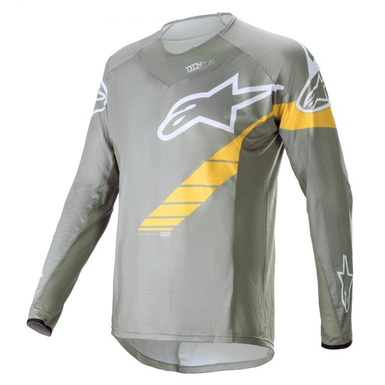 Jersey Bike Astars Techstar Manga Larga Verde/Amarillo-0