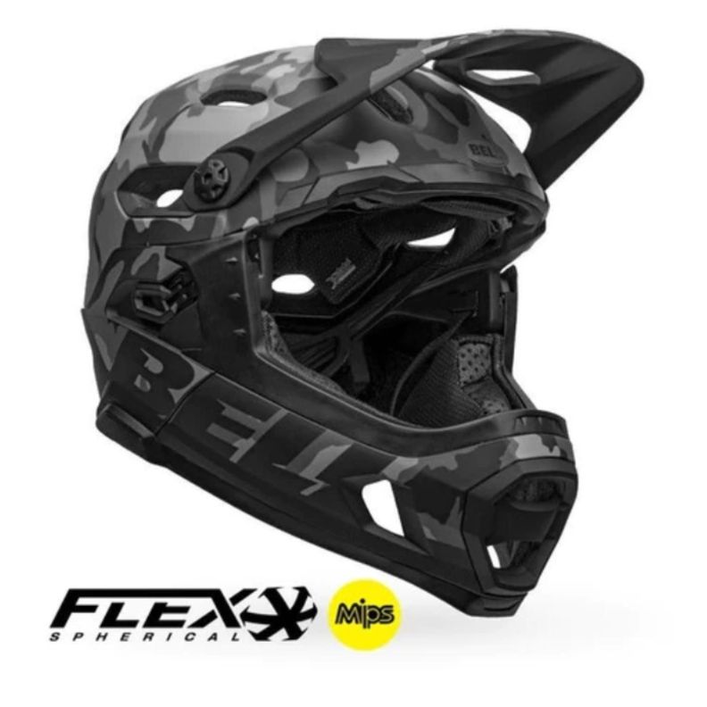 Casco Ciclismo Bell Super Dh Mips M/G Snd/Blk-1