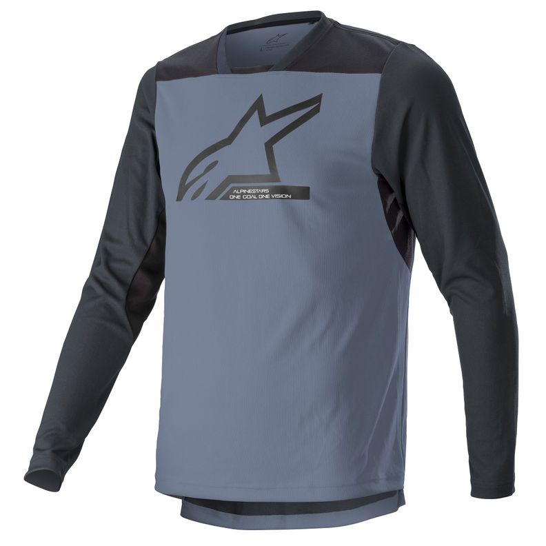 Jersey Ciclismo Astars Drop 6.0 M.Larga Gris/Negro-0